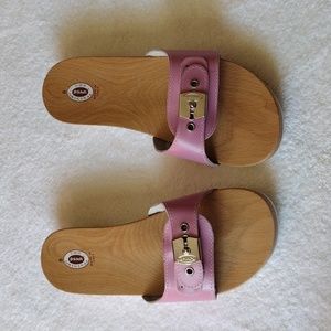 Dr. Scholl's original, CHK pink, size 8